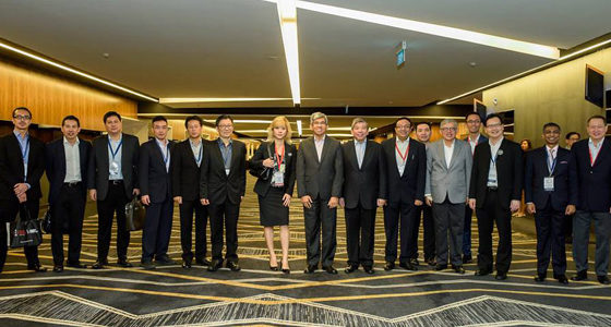 Singapore Business Federation with Minister