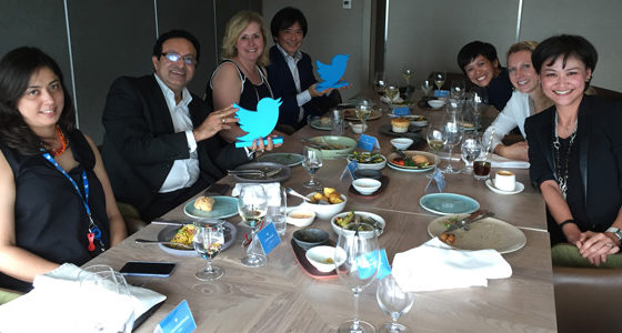 Twitter asia Pac power lunch with CMOs