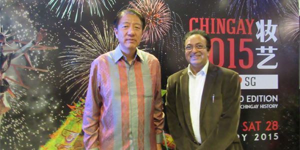 Chingay parade with Deputy Prime Minister Teo Chee Hean Singapore