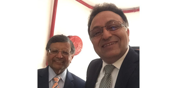 Alok Bharadwaj with Dr Jagdish Sheth of Goizueta Business school